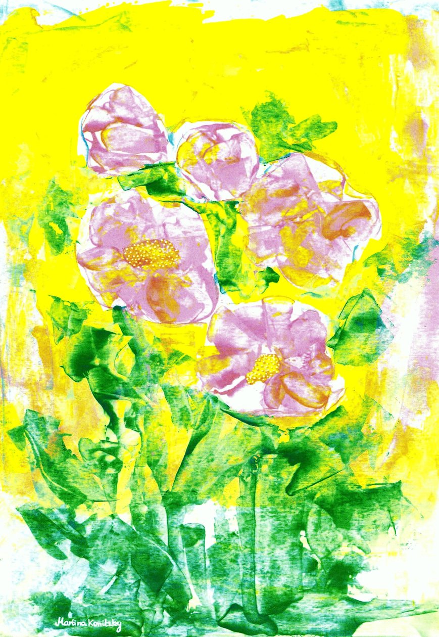 As rosas na primavera de Martina Konitzky