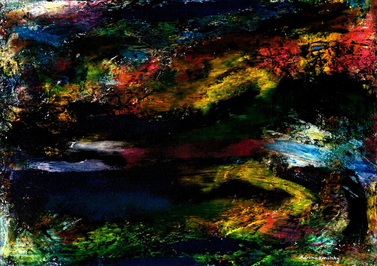Paisagem costeira da terra de Martina Konitzky