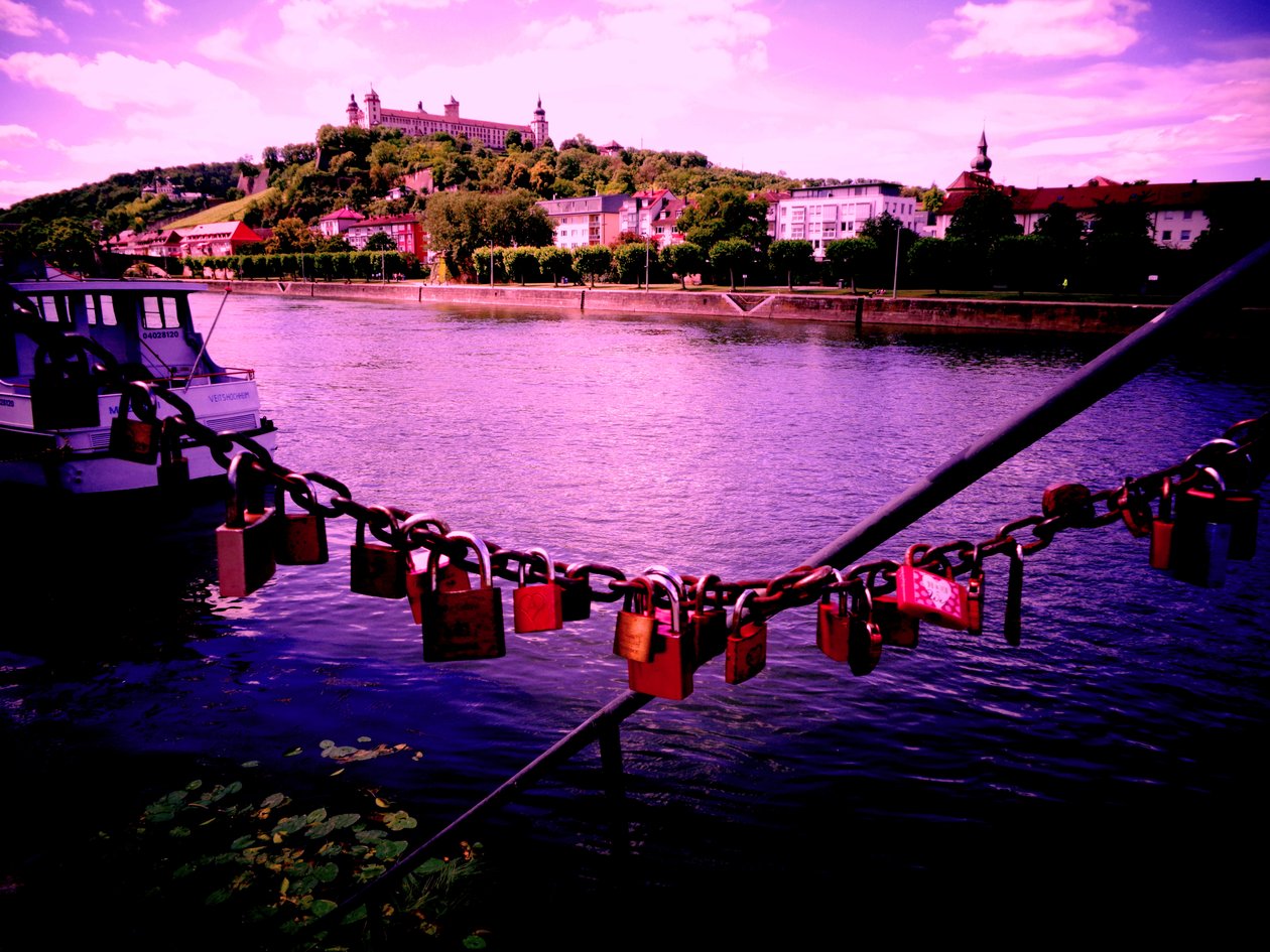 Fortaleza de Marienberg em Würzburg am Main de Martina Konitzky