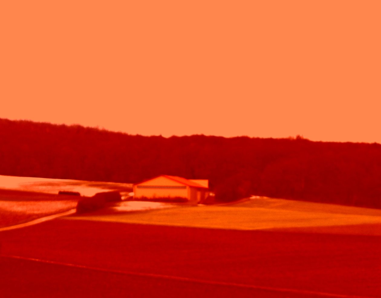 Paisagem vermelha de Martina Konitzky