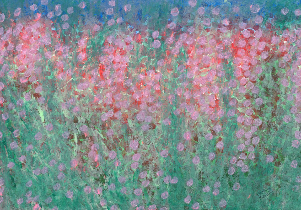 Pontos e flores de Martina Konitzky