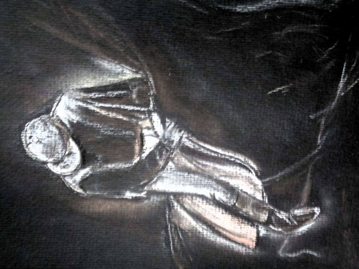 Estudo segundo Degas - Homenagem de Martina Konitzky