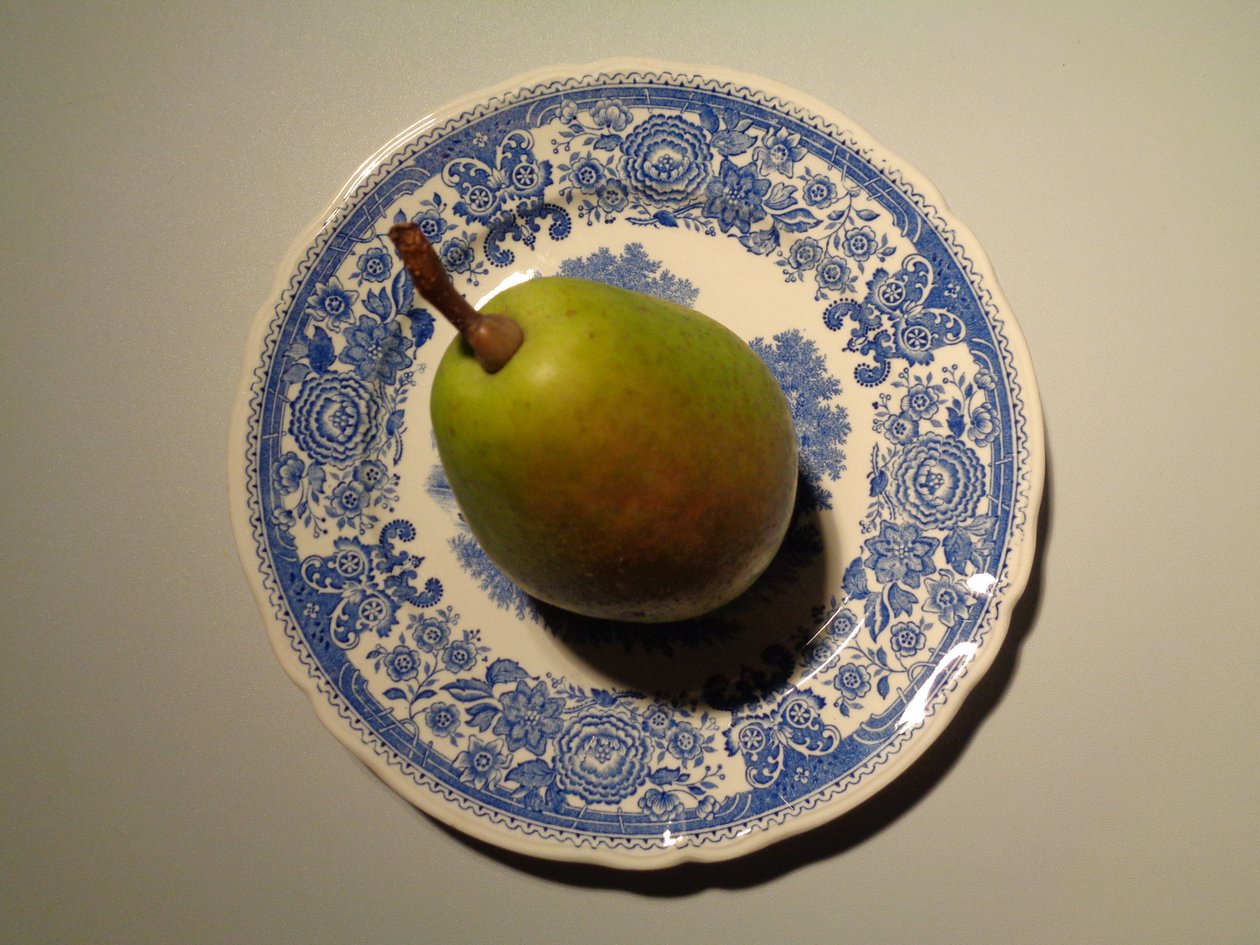 Porcelana Villeroy e Boch com pera de Martina Konitzky