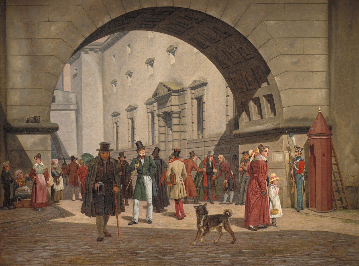 A prisão de Copenhague de Martinus Rørbye