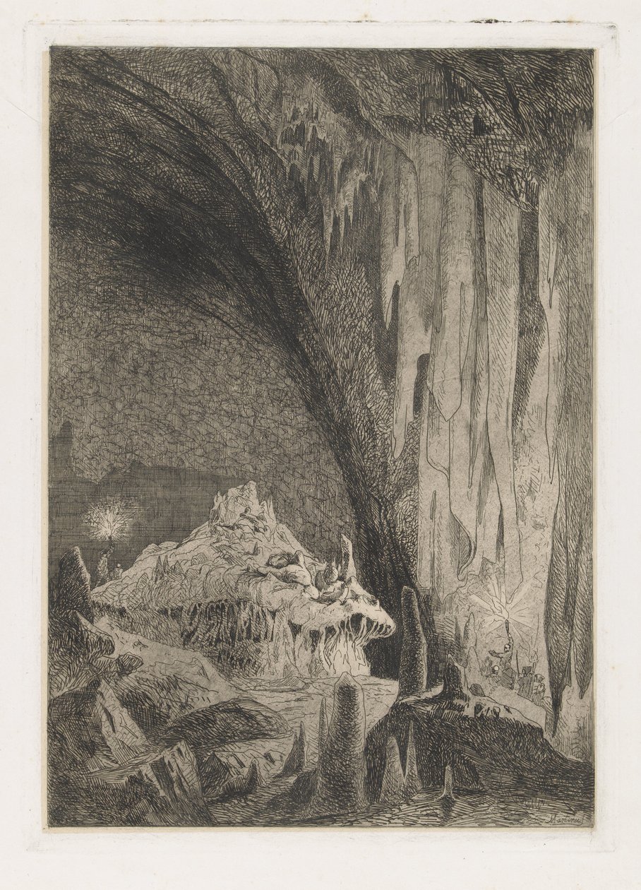 Salão nas cavernas de Han de Martinus Antonius Kuytenbrouwer jr.