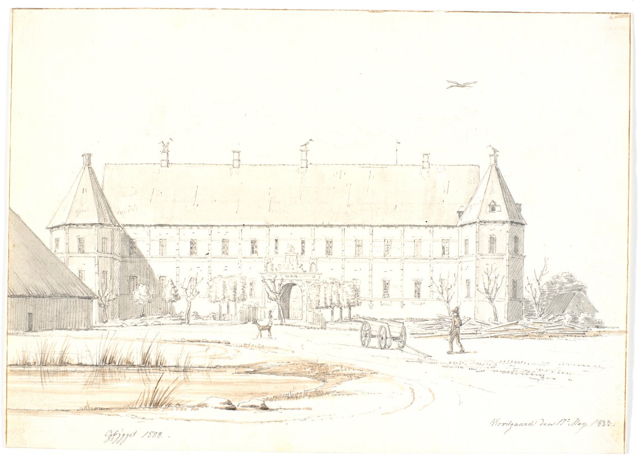 A mansão de Voergaard de Martinus Rørbye