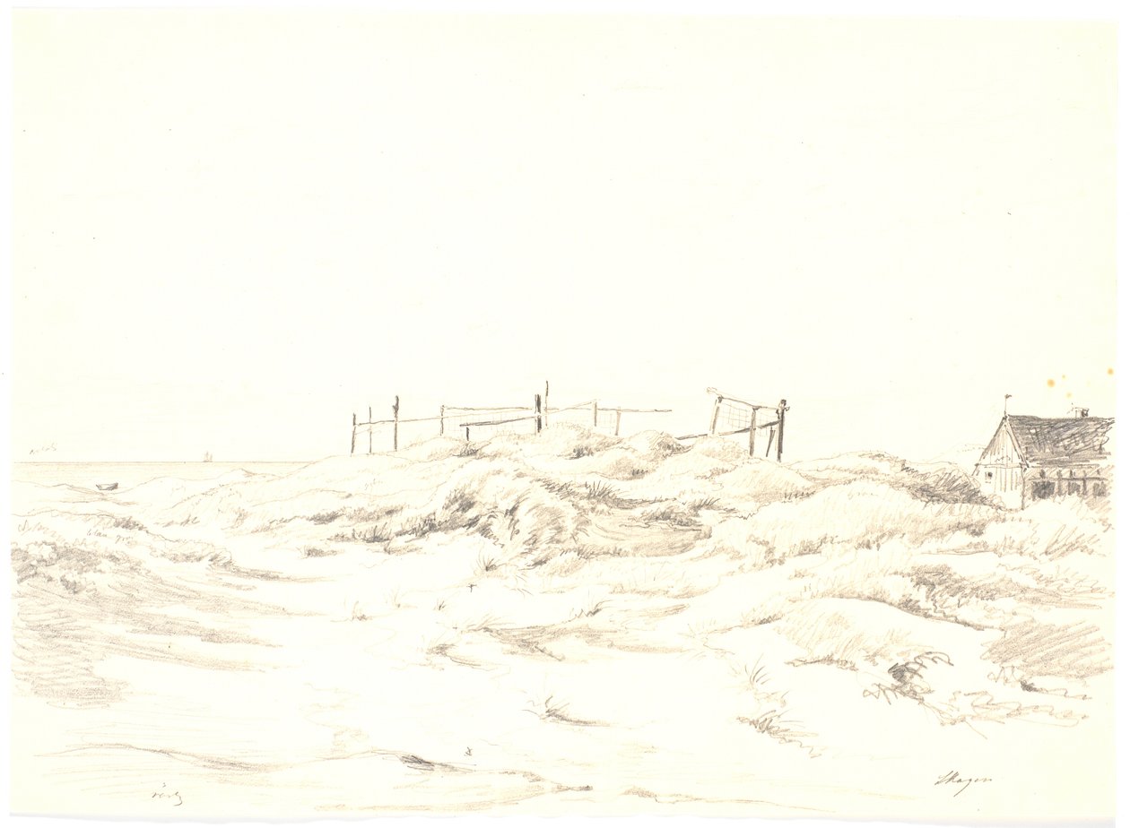 Paisagem de dunas, Skagen de Martinus Rørbye
