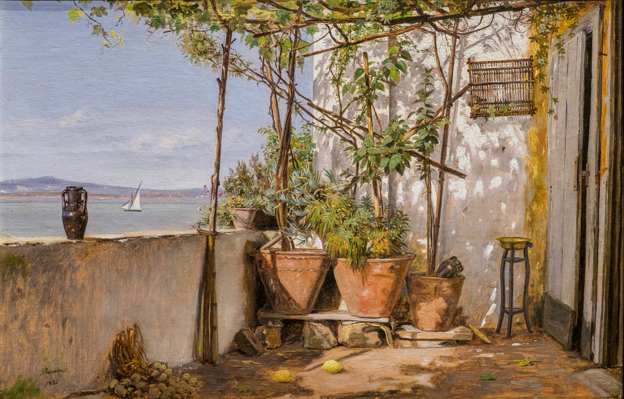 Loggia, Procida de Martinus Rorbye