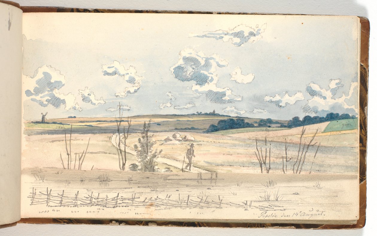 Uma paisagem de Martinus Rørbye