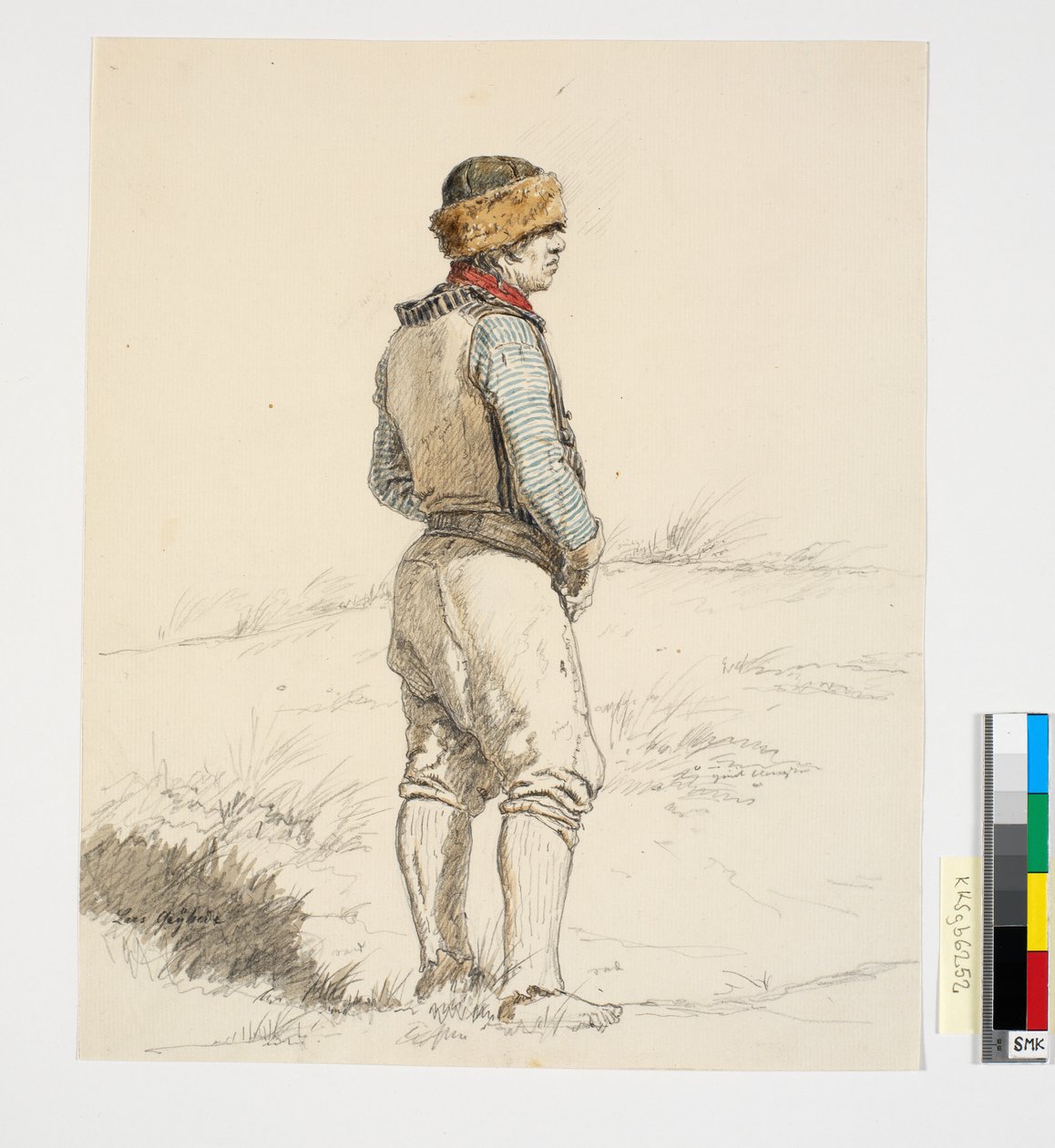 Pescador Lars Gayhede em Skagen de Martinus Rørbye