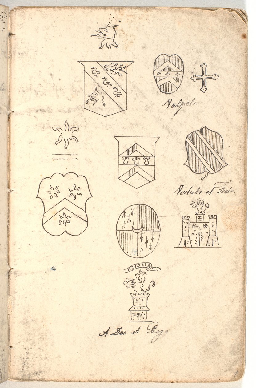 Vários brasões e dispositivos de Martinus Rørbye