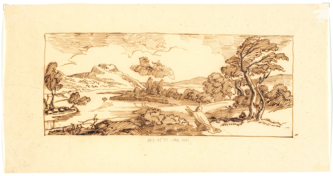 Paisagem com motivo bíblico de Martinus Rørbye