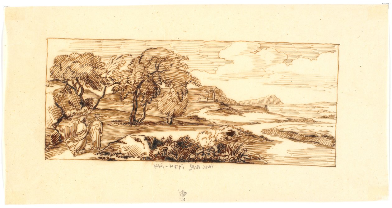 Paisagem com motivo bíblico de Martinus Rørbye