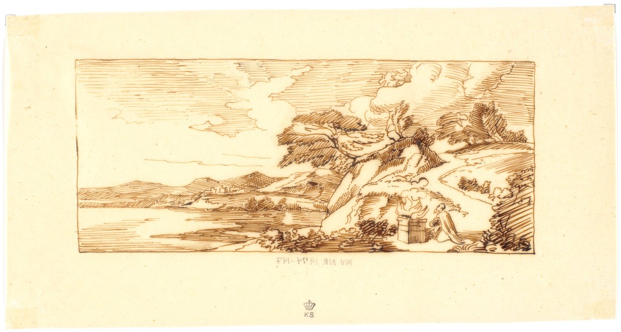 Paisagem com motivo bíblico de Martinus Rørbye