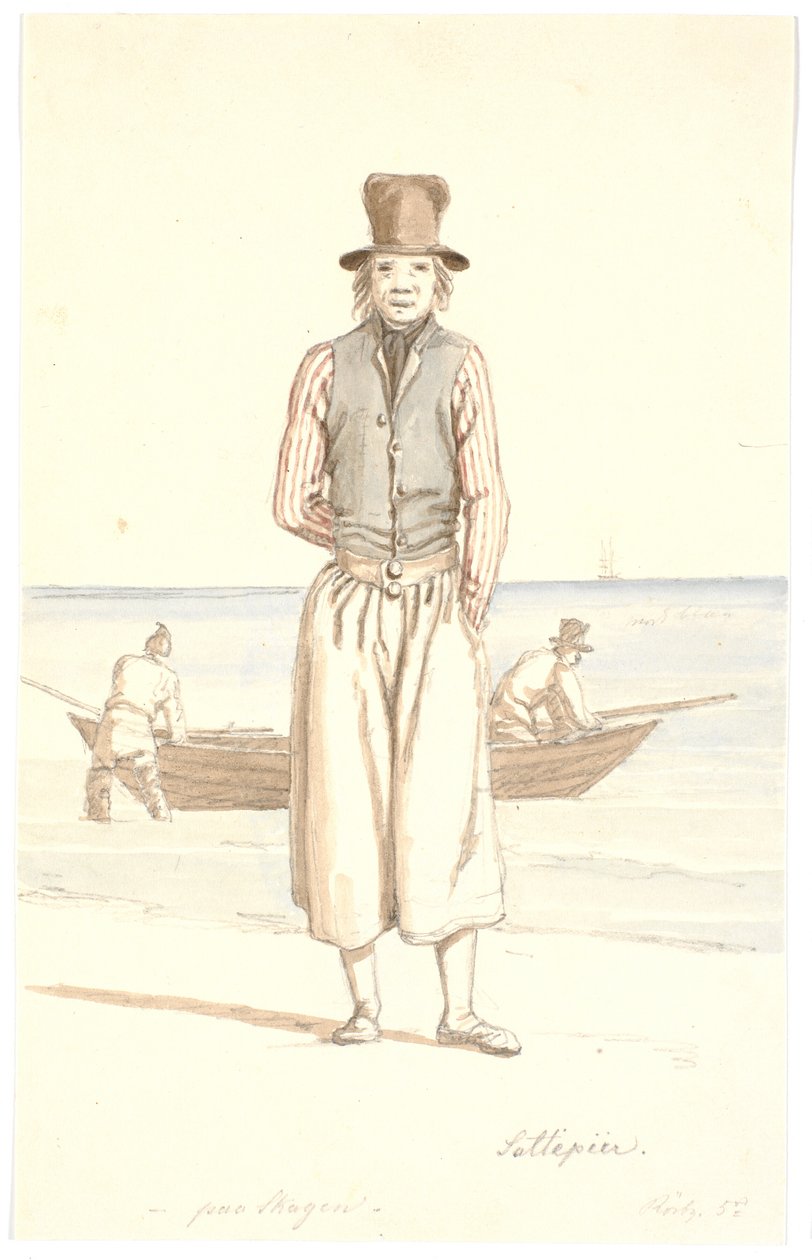 Pera salgada em Skagen de Martinus Rørbye