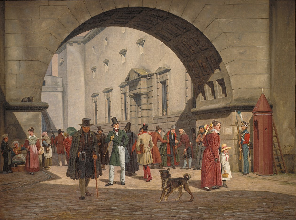 A Prisão de Copenhague de Martinus Rørbye