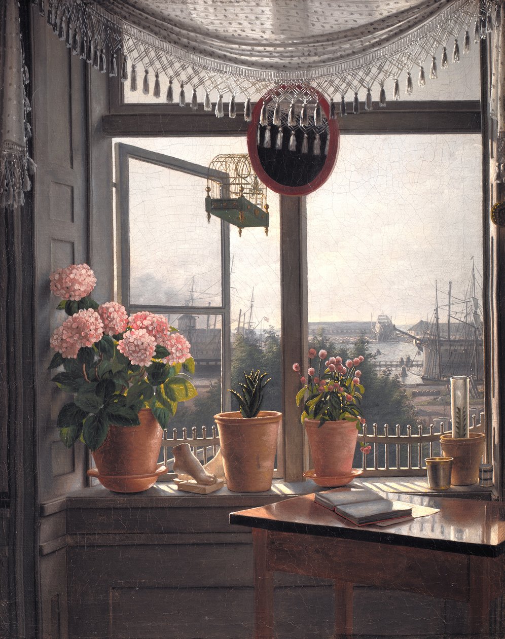 Vista da janela do artista de Martinus Rørbye