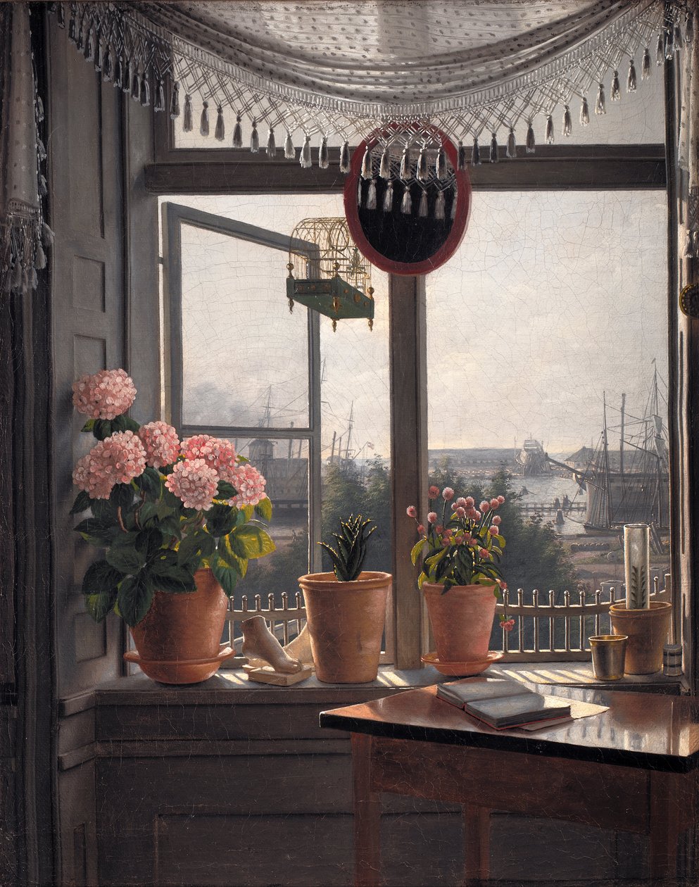Vista da janela do artista de Martinus Rørbye
