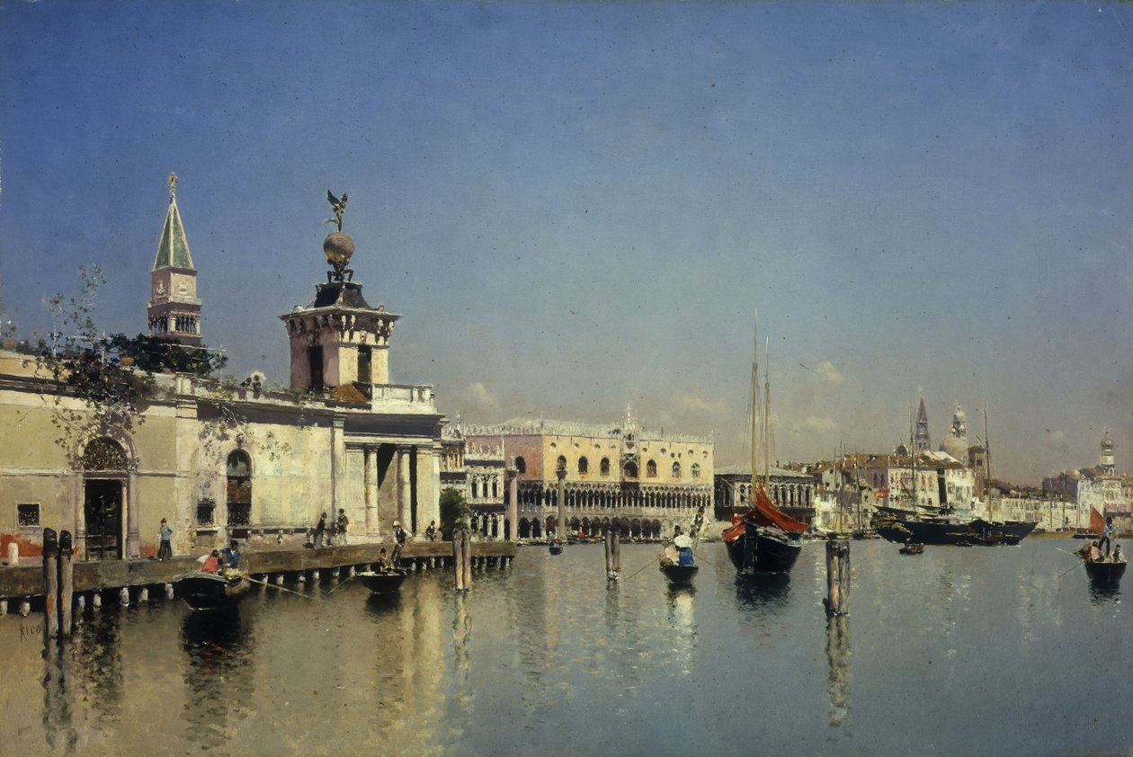Uma vista de Veneza de Martín Rico y Ortega