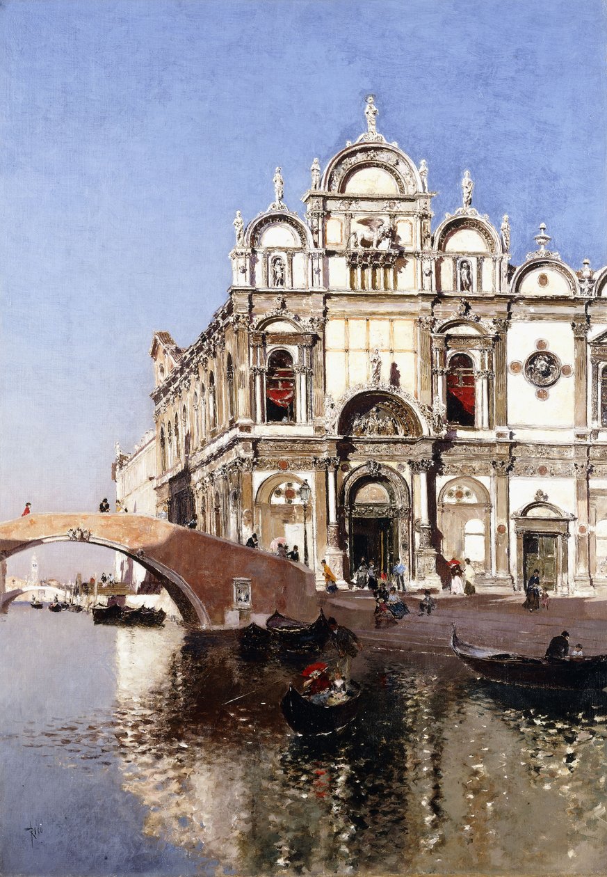 Grandi Scuola di San Marco e Campo San Giovanni e Paolo, Veneza, de Martín Rico y Ortega