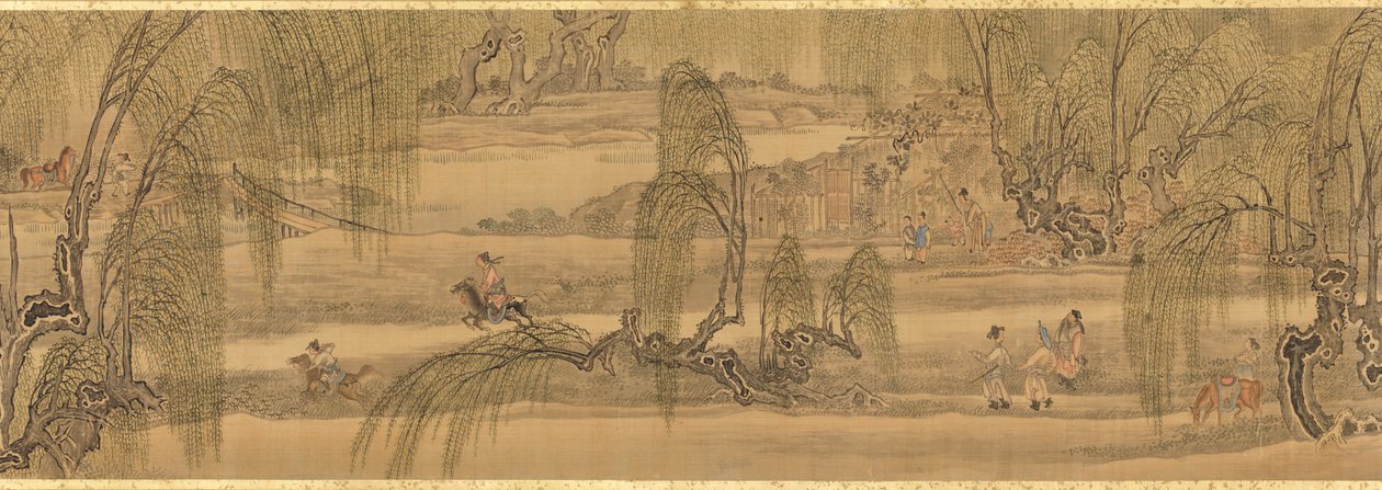 Equitação no Lago do Oeste de Maruyama Okyo