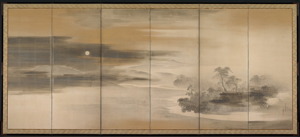 Noite de verão, dia de inverno, 1784. de Maruyama Okyo