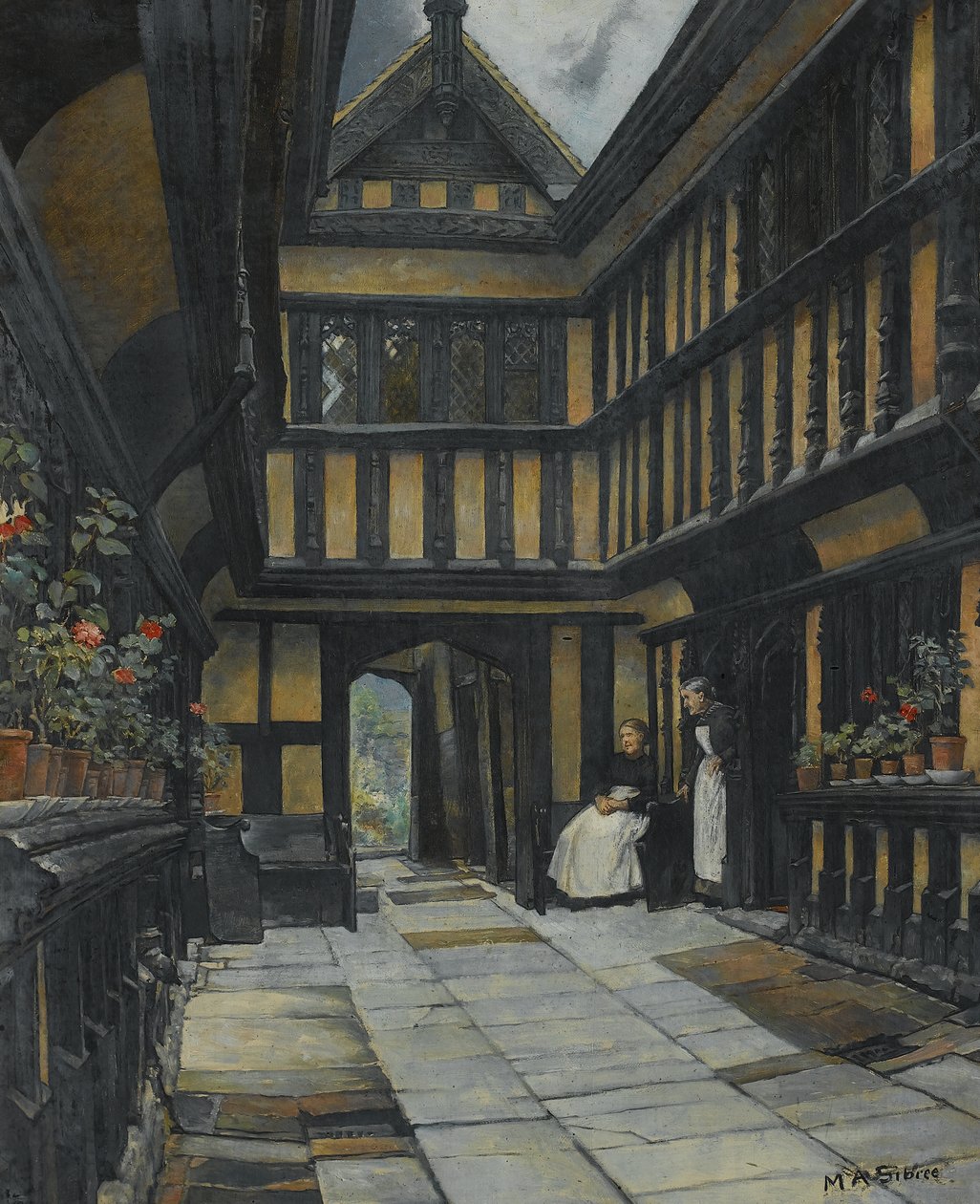 Fords Hospital, Coventry, final do século XIX e início do século XX de Mary Anne Sibree
