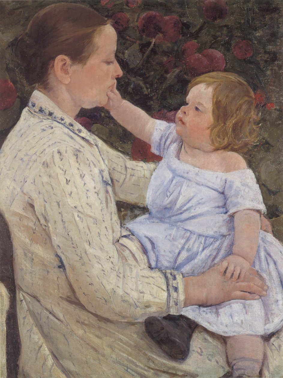 The Childs Caressn de Mary Cassatt