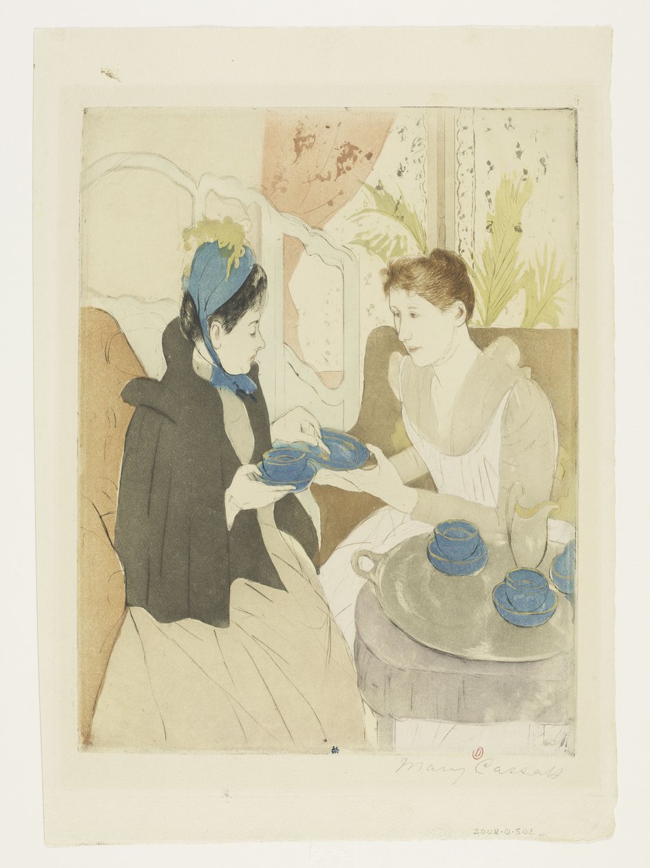 A visita de Mary Cassatt