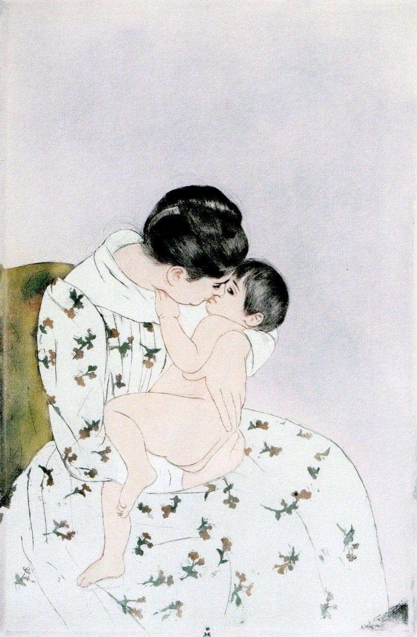 Beijo das mães de Mary Cassatt