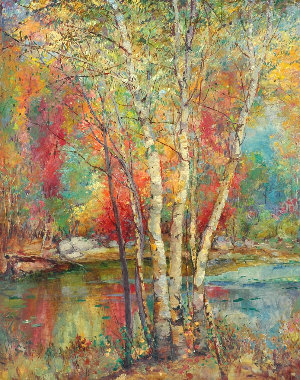 Vidoeiros de prata, c.1929 de Mary Ella Williams Dignam