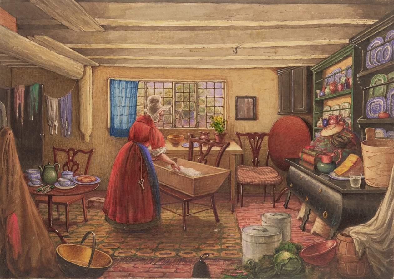 Uma cozinha de fazenda em Clifton de Mary Ellen Best