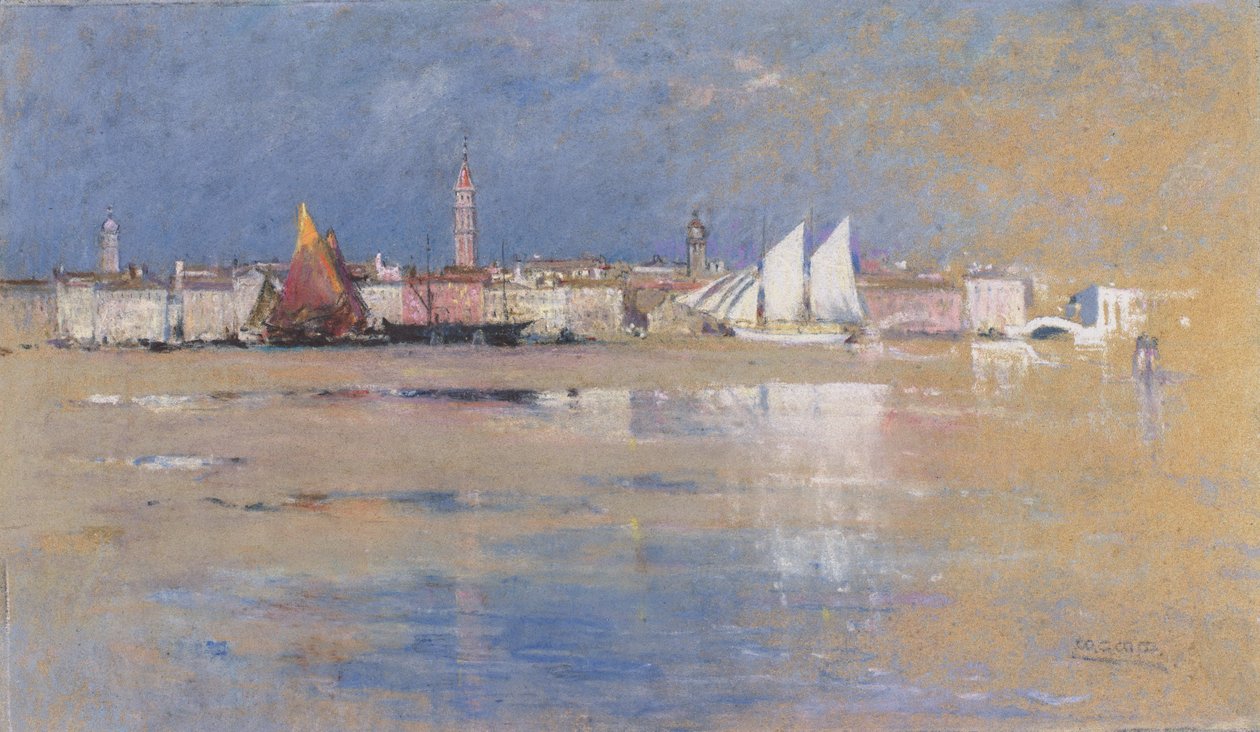 Veneza, 1910 (pastel sobre papel) de Mary Georgina Wade Wilson