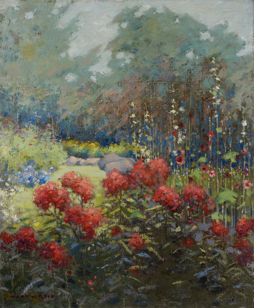 Um jardim em setembro de Mary Hiester Reid
