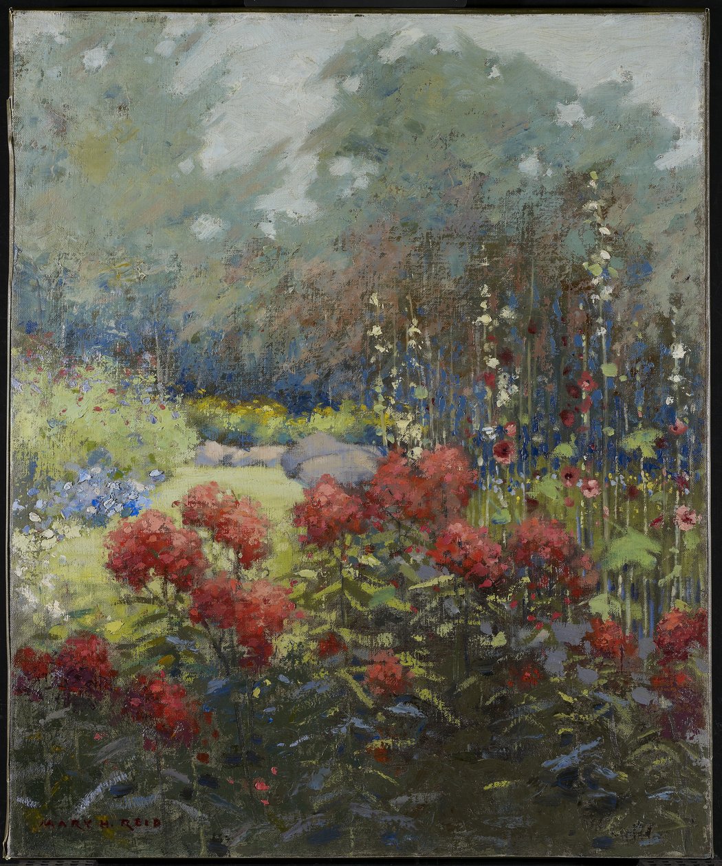Um jardim em setembro, c.1894 de Mary Hiester Reid