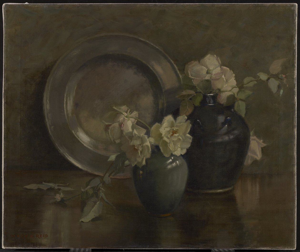 Um estudo em Grays, c.1913 de Mary Hiester Reid