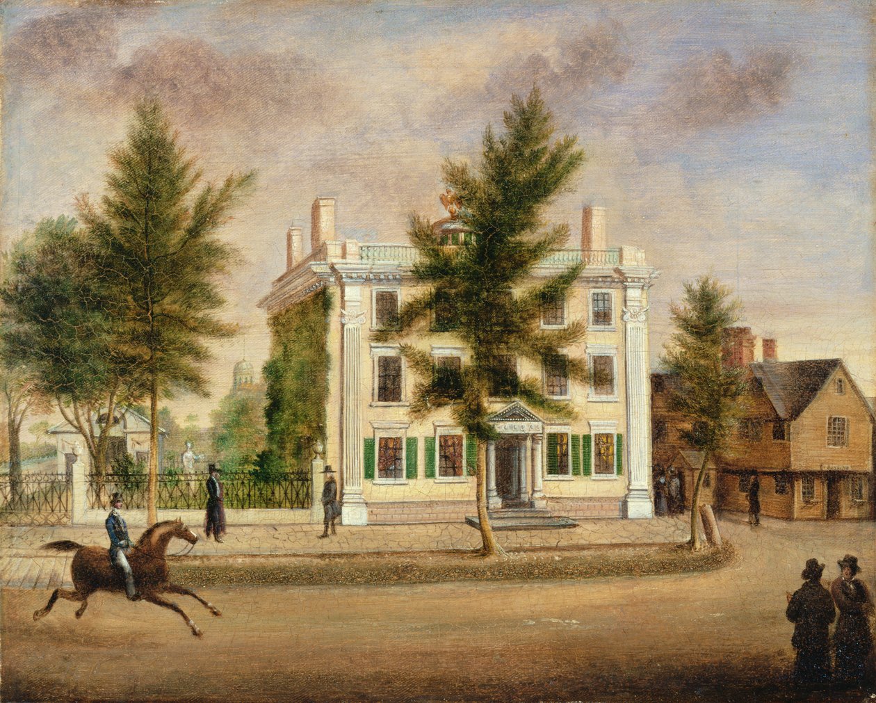 Casa de Pickman-Derby, rua de 74 Washington, Salem, Massachusetts, c.1825 de Mary Jane Derby