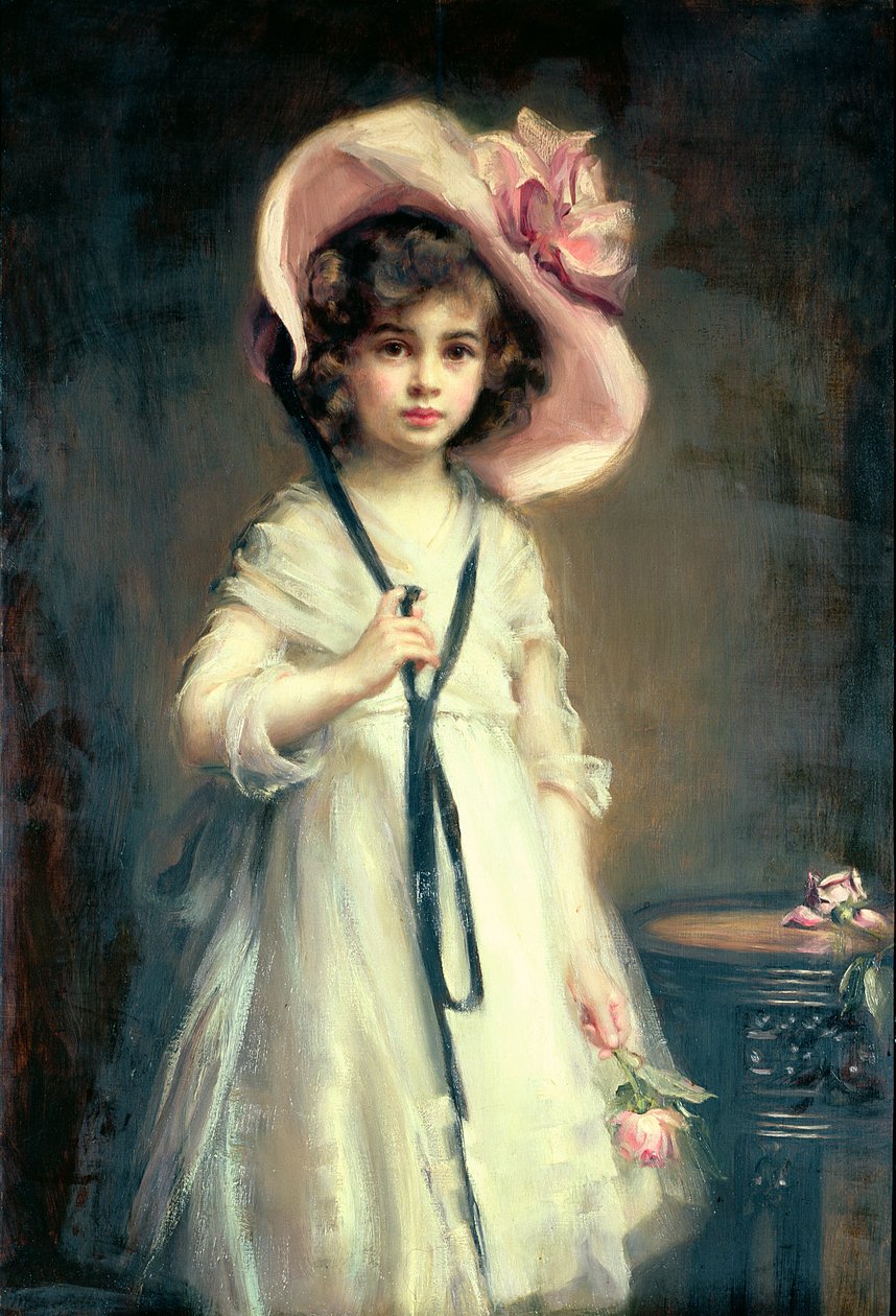 Retrato de Nancy, filha de Arthur Tooth de Mary Lemon Waller