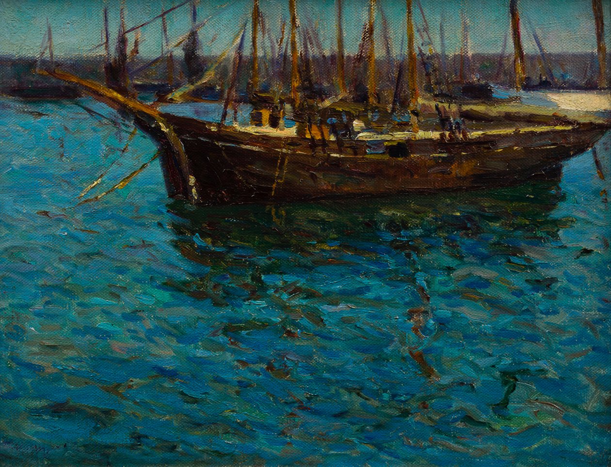 Barcos pesca, em, st, Ives de Mary McCrossan
