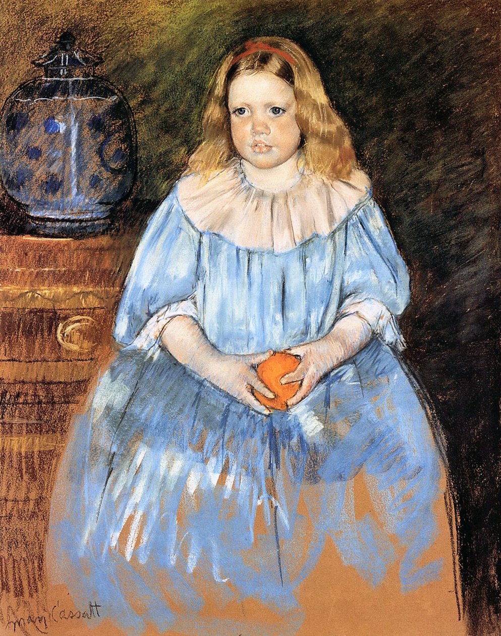 Margaret Milligan Sloan, 1893 (pastel sobre papel) de Mary Cassatt