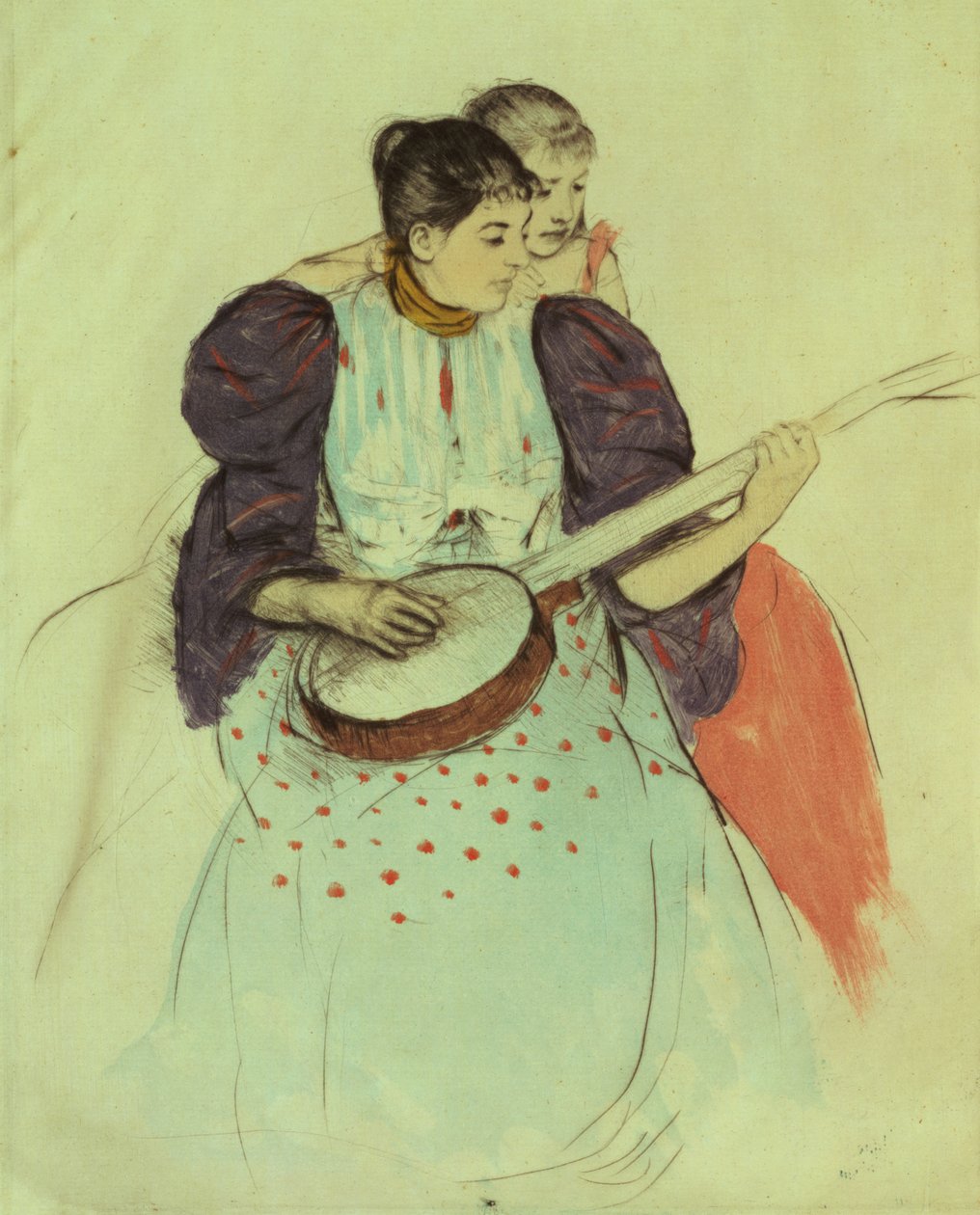 Mãe e filho de Mary Cassatt