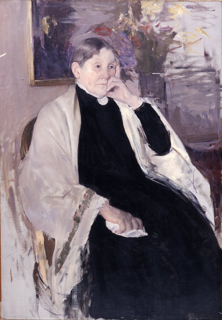 Sra. Robert S. Cassatt, a mãe dos artistas de Mary Cassatt
