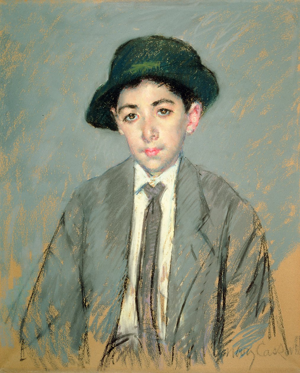 Retrato de Charles Dikran Kelekian, 1910 (pastel sobre papel bege) de Mary Cassatt