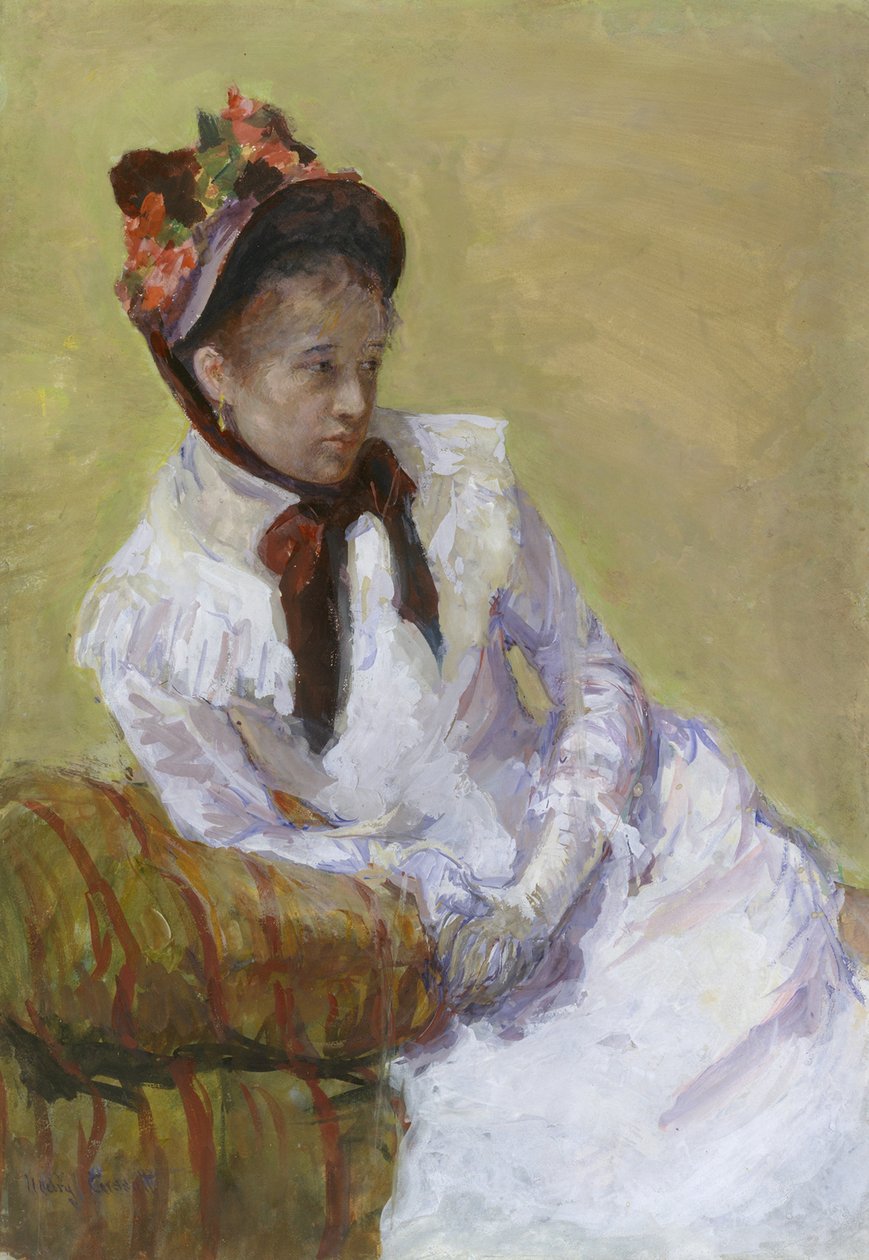 Retrato do Artista, 1878 de Mary Cassatt