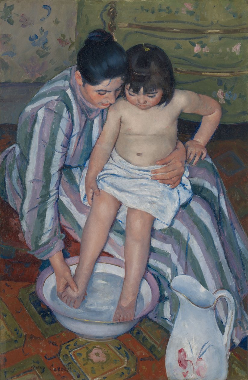 The Childs Bath de Mary Cassatt