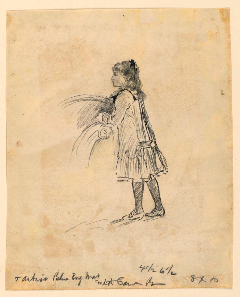 Marian Haia quando criança de Mary A. Hallock Foote