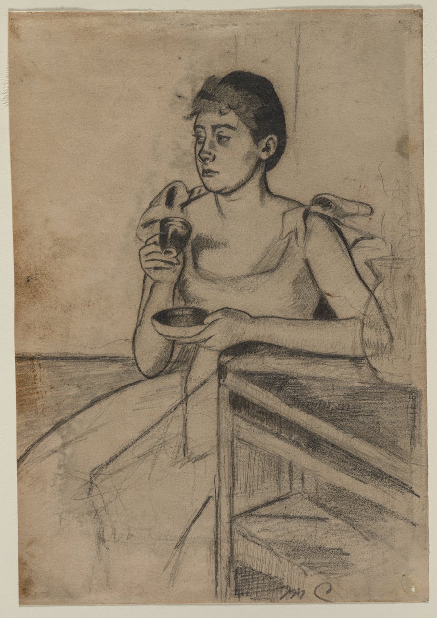 Café depois do jantar (recto) de Mary Cassatt