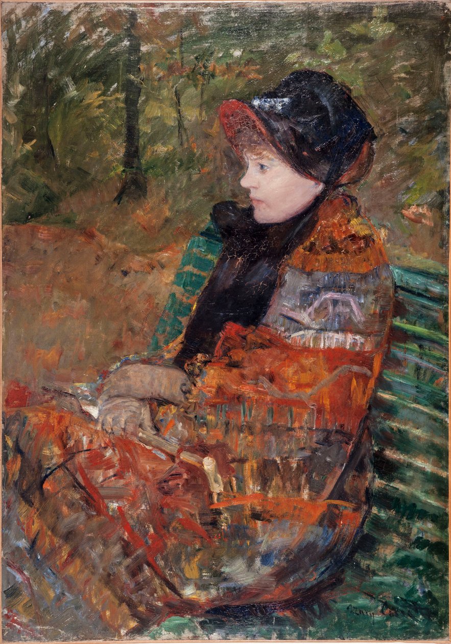 Outono. Retrato de Lydia Cassatt, 1880. de Mary Cassatt