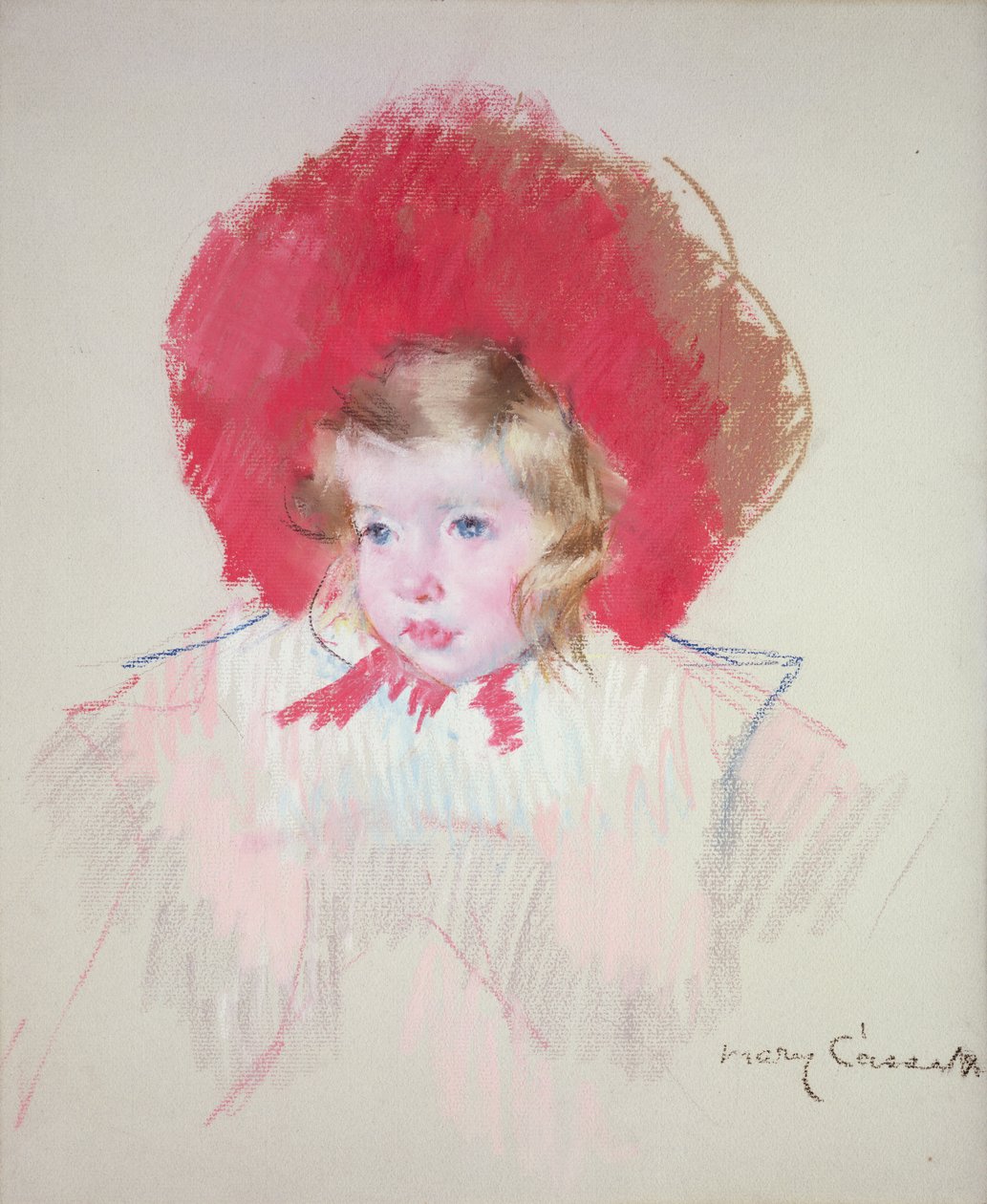 Criança com Red Hat, c.1904 de Mary Cassatt