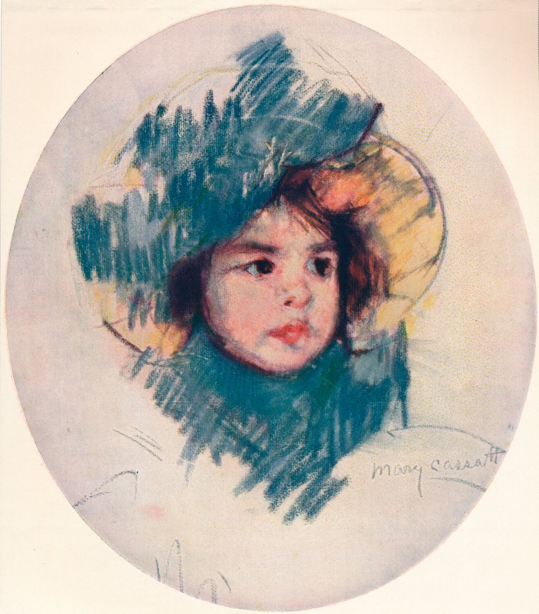 Cabeça de criança, c1902, c1932 de Mary Cassatt